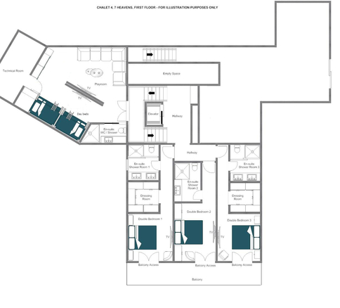 Chalet Mckinley Zermatt Floor Plan 3